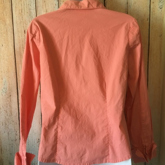 NWOT Button Down Peach Long Sleeves Shirt for Women - Picture 4 of 4